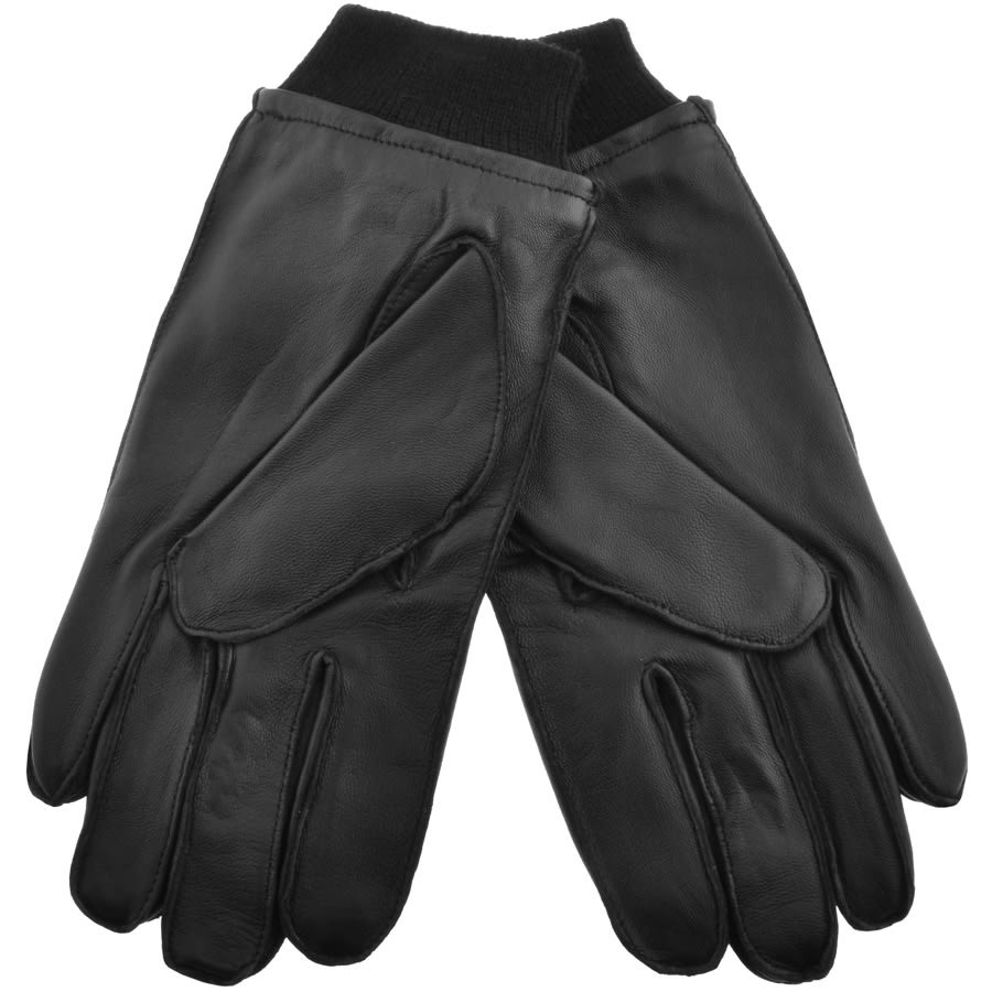 Alternative Image for ProductGant Leather Gloves Black2